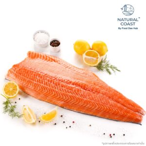 ปลาแซลมอนแล่ครึ่งตัว – Natural Coast Atlantic Salmon Fillet🐟(-ไซส์ M 1.6-2.0 kg)